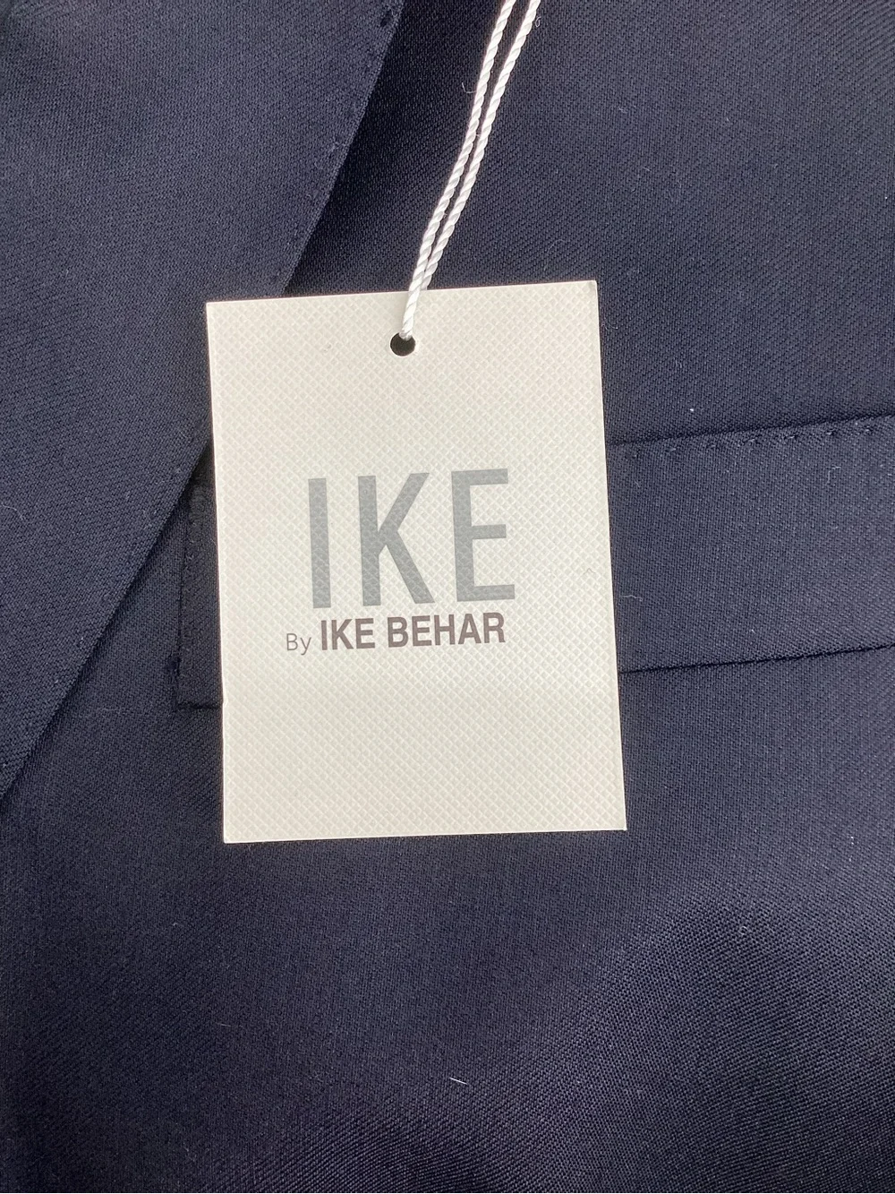 Ike Behar Navy Blue Two-Button Men's Blazer
